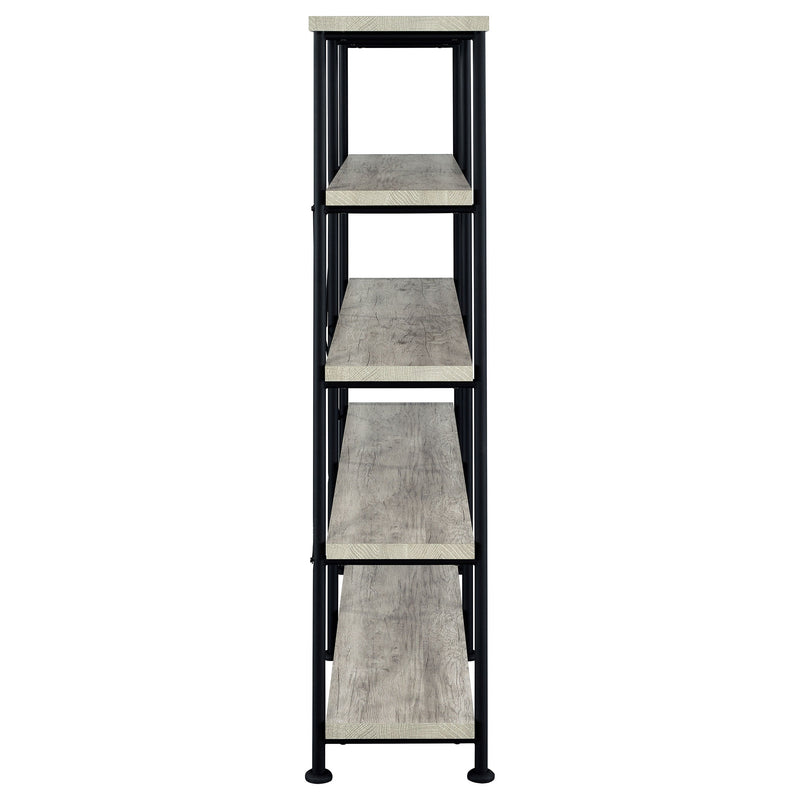 Analiese 63-inch 4-shelf Double Bookshelf