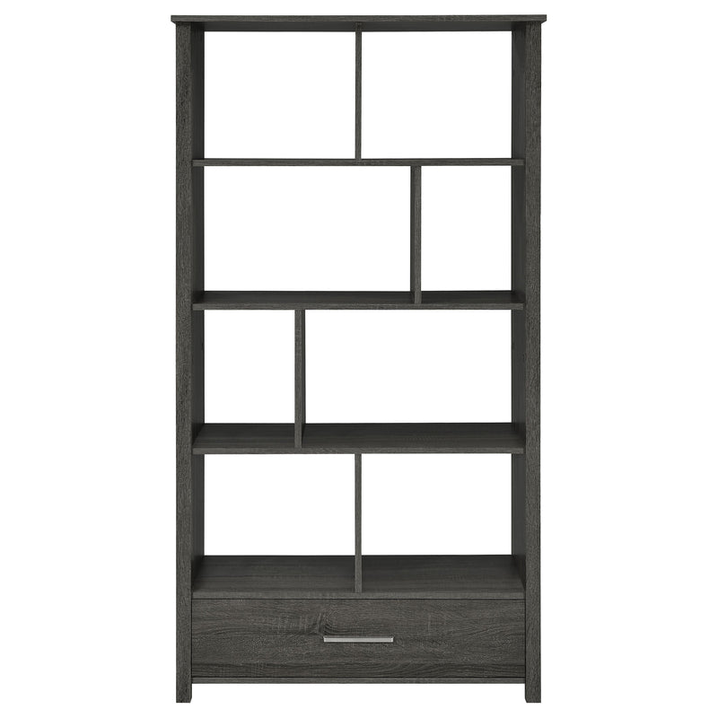 Dylan 68-inch 4-shelf Storage Bookshelf High Gloss