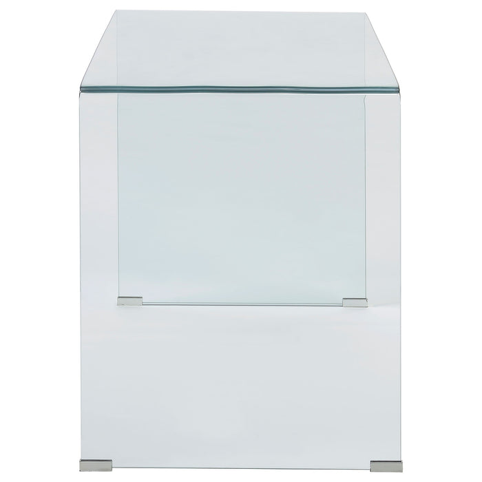 Ripley Glass Writing Desk Clear