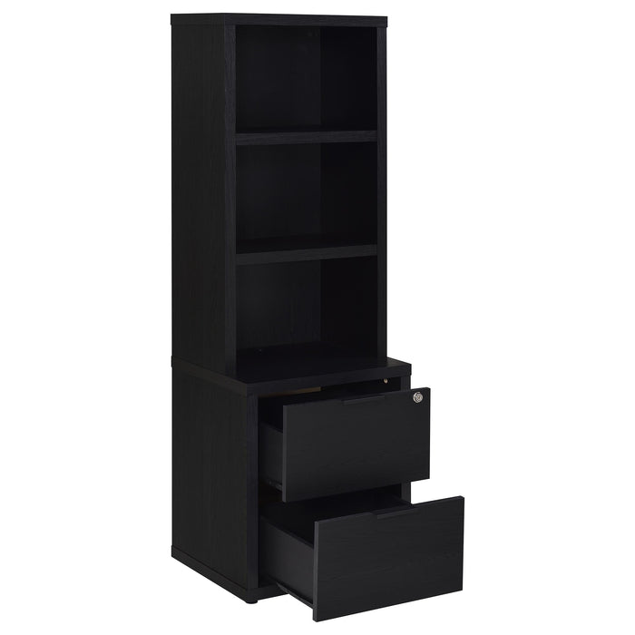 Westpark Wall Unit Bookcase Set with USB