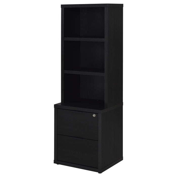 Westpark Wall Unit Bookcase Set with USB