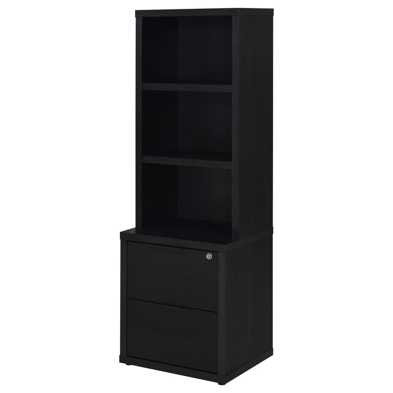 Westpark 3-shelf Bookcase USB and Lockable Drawer