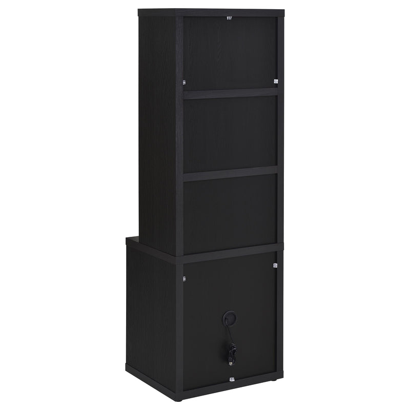 Westpark 3-shelf Bookcase USB and Lockable Drawer