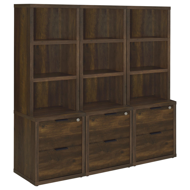 Westpark Wall Unit Bookcase Set with USB