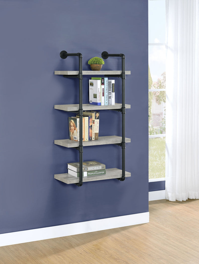 Estantería de pared Elmcrest de 4 baldas y 61 cm