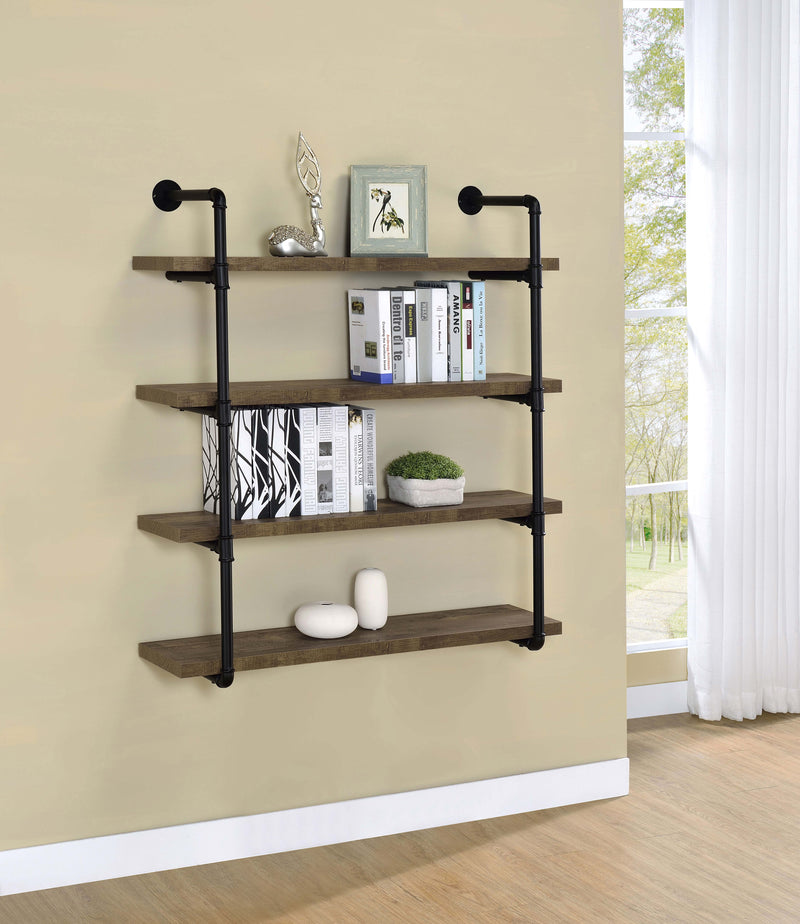 Estantería de pared Elmcrest de 39 pulgadas y 4 estantes