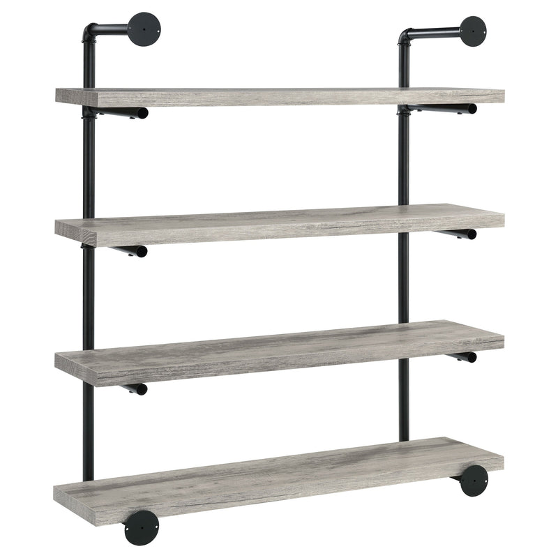 Estantería de pared Elmcrest de 39 pulgadas y 4 estantes