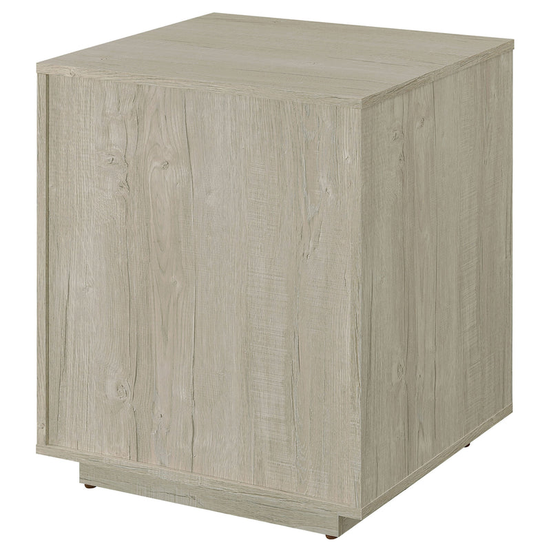 Archivador de 3 cajones para oficina en casa Loomis gris blanqueado