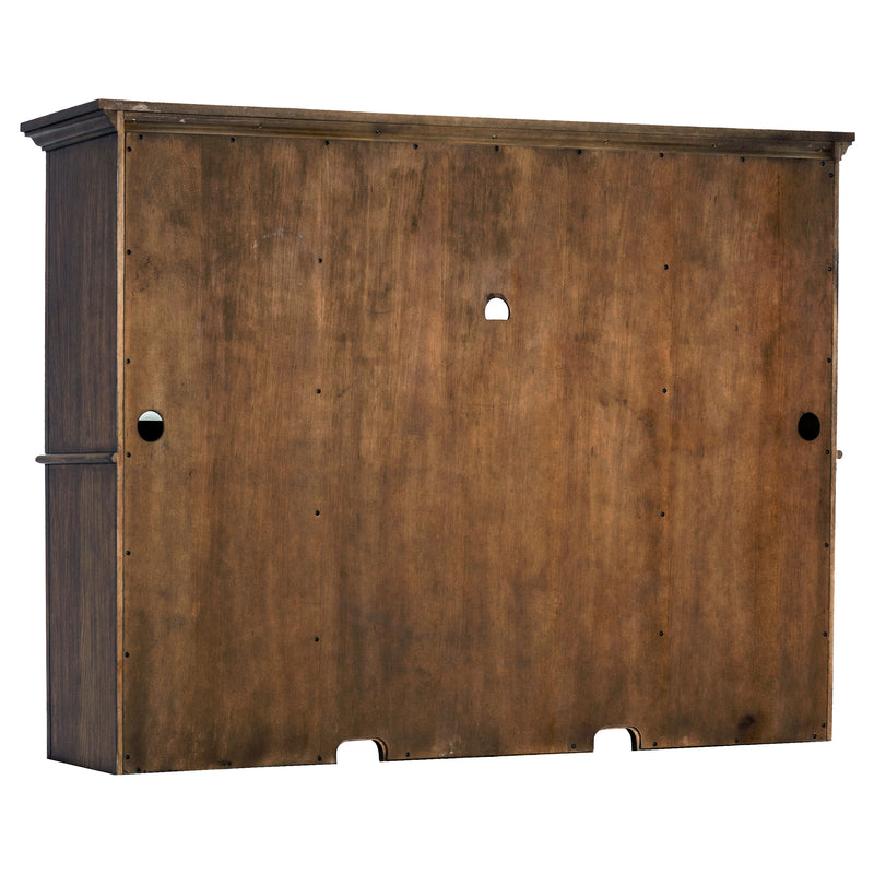 Alacena Hartshill de 2 puertas con estantes, roble pulido