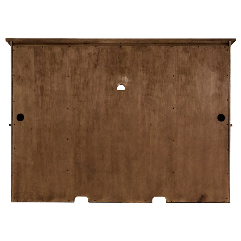 Alacena Hartshill de 2 puertas con estantes, roble pulido
