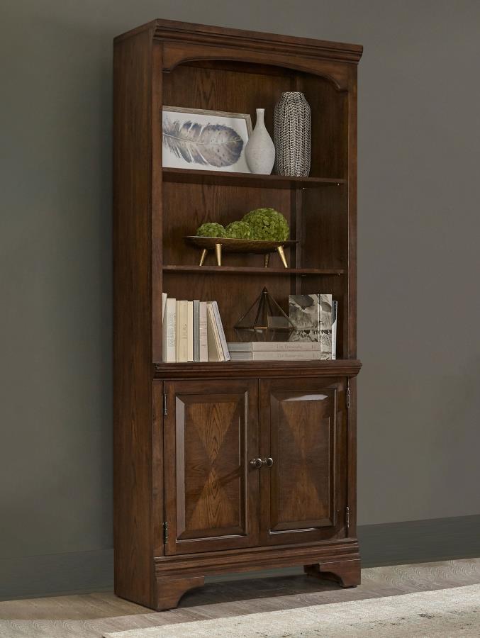 Hartshill 78-inch 4-shelf Cabinet Bookcase