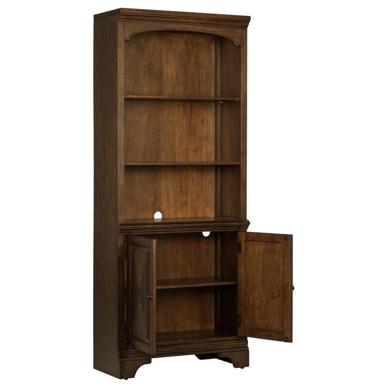 Hartshill 78-inch 4-shelf Cabinet Bookcase