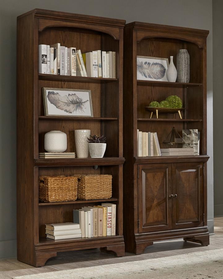 Hartshill 78-inch 4-shelf Cabinet Bookcase