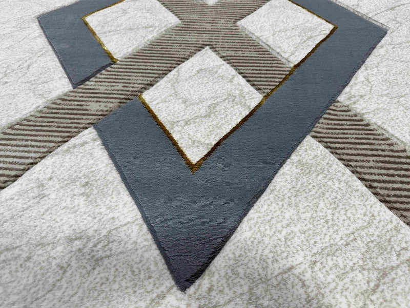 ORION Rug DESIGN 8855 Cream 2x8 Runner (2'6x7'9")"
