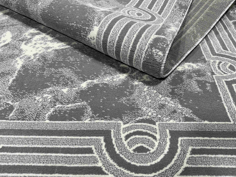 LUNA Rug DESIGN 8881 Grey 2x8 Runner (2'2x7'3")"