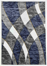 ORION Rug DESIGN 8888 Navy 2x8 Runner (2'6x7'9")"