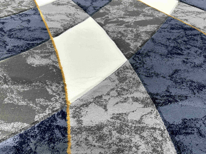 ORION Rug DESIGN 8888 Navy 5x8 (5'2x7'5")"