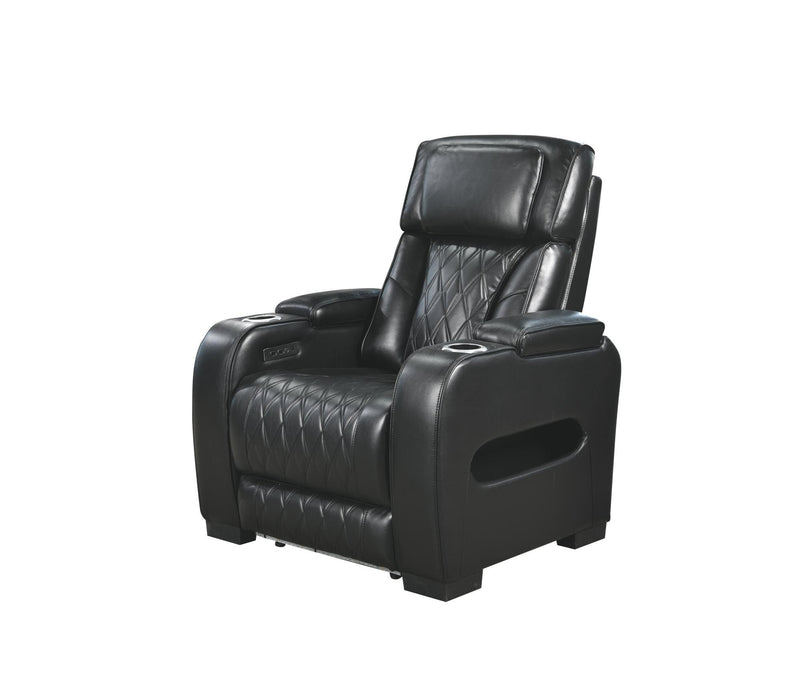 Sofá reclinable eléctrico y sofá de dos plazas reclinable con consola