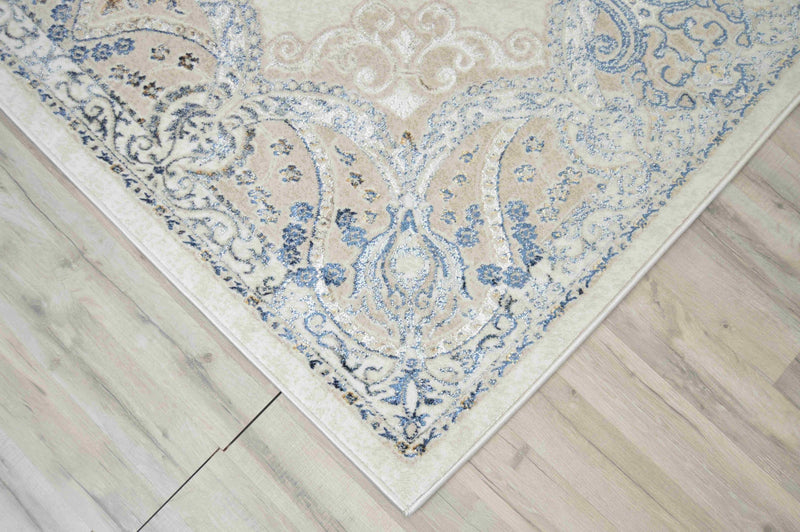 CABANA Rug Design 9000 Blue 2x8 Runner (2'6x7'9")"
