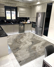 AURORA Rug DESIGN 90019 Grey 10x13 (9'2x12'5")"