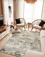 AURORA Rug DESIGN 90020 Grey 5x8 (5'2x7'5")"