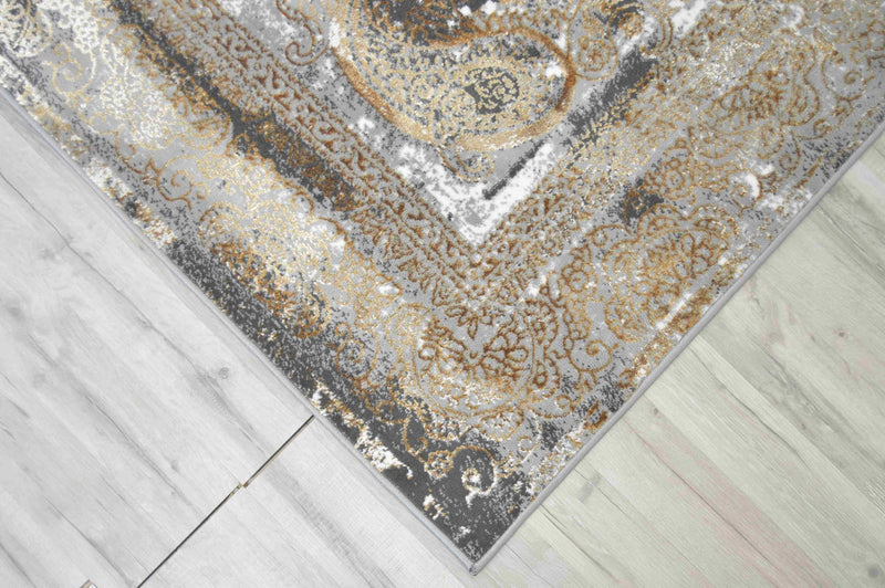 CABANA Rug Design 9013 Anthracite 8x11 (7'8x10'8")"