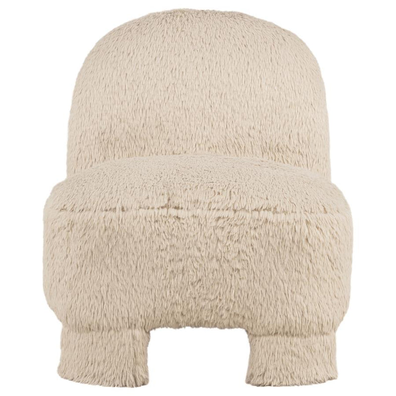 Lacombe Faux Fur Accent Chair