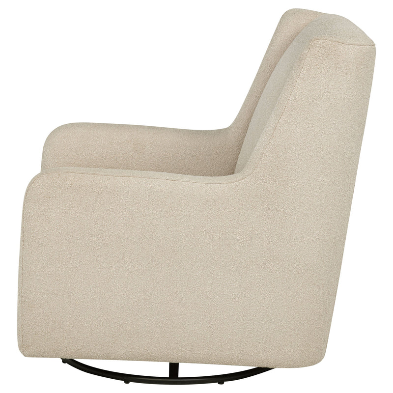 Sillón reclinable giratorio tapizado Serra Boucle