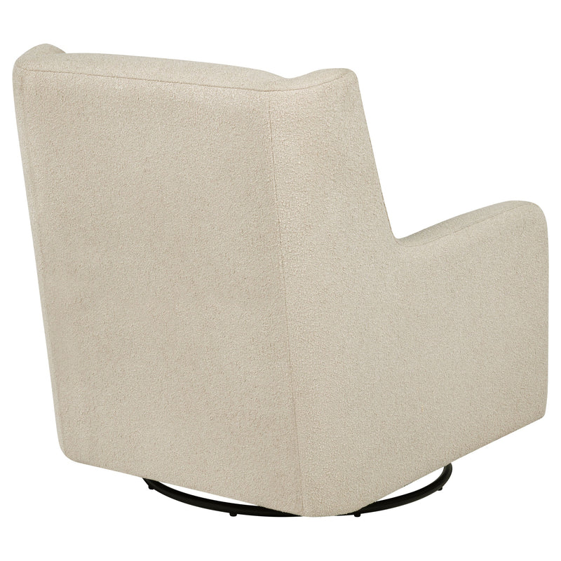 Sillón reclinable giratorio tapizado Serra Boucle