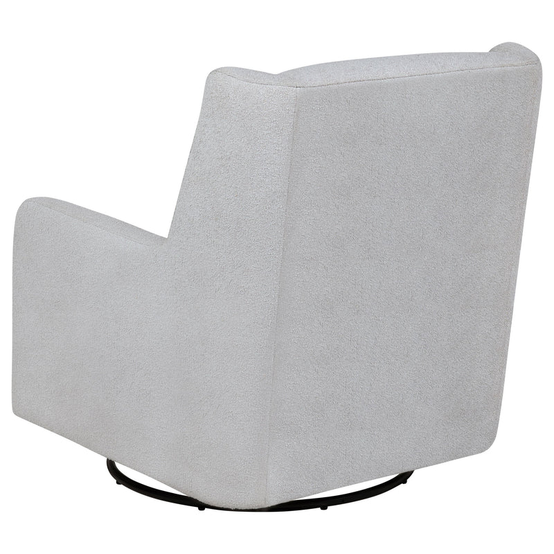 Sillón reclinable giratorio tapizado Serra Boucle