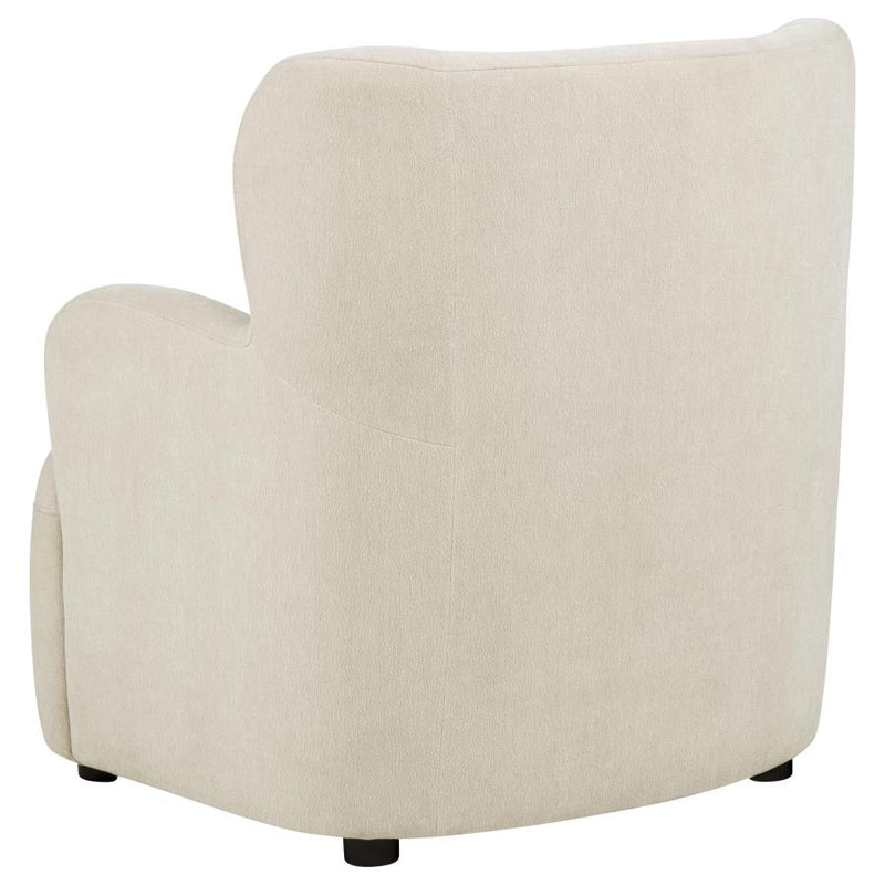 Duvall Contemporary Fabric Deep-Seated High-Back Accent Chair