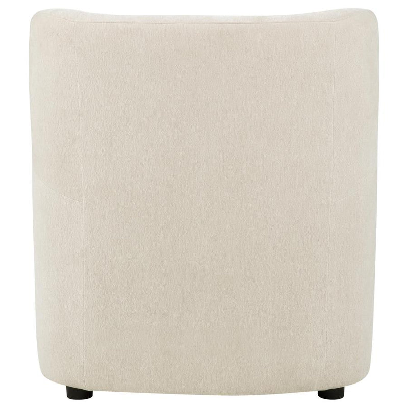 Duvall Contemporary Fabric Deep-Seated High-Back Accent Chair