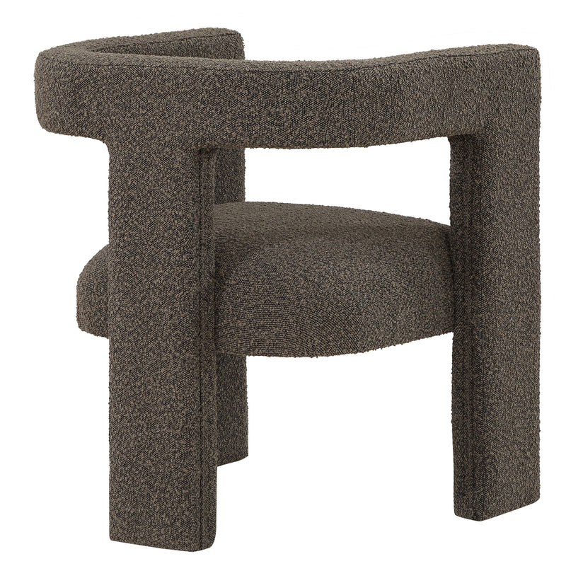 Sillón auxiliar tapizado Petra Boucle