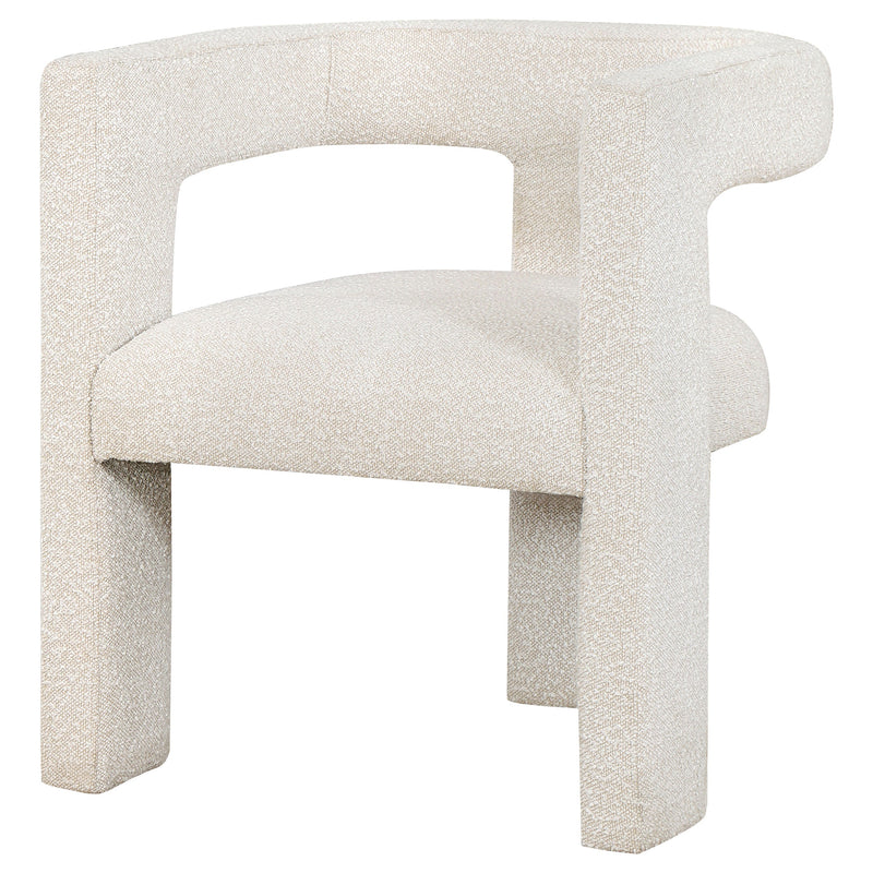 Sillón auxiliar tapizado Petra Boucle