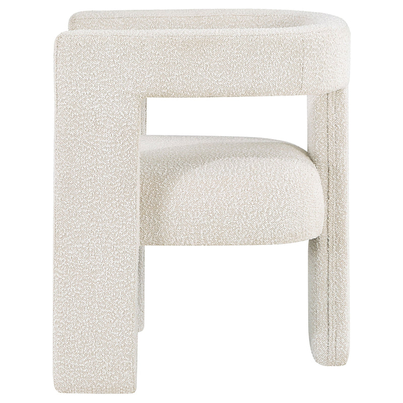 Sillón auxiliar tapizado Petra Boucle