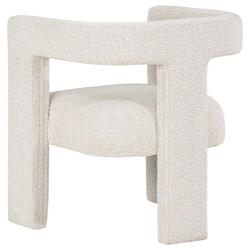 Sillón auxiliar tapizado Petra Boucle