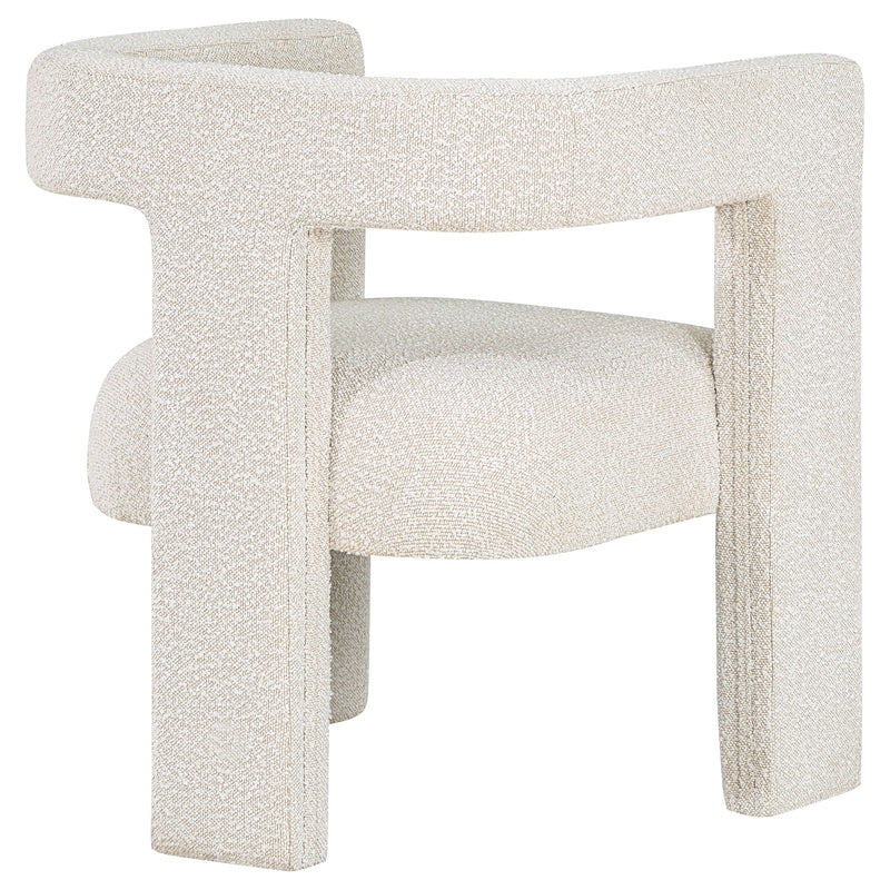 Sillón auxiliar tapizado Petra Boucle