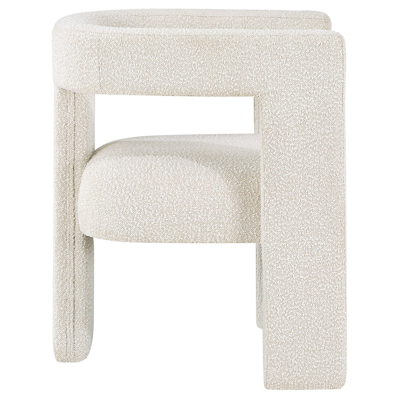 Sillón auxiliar tapizado Petra Boucle