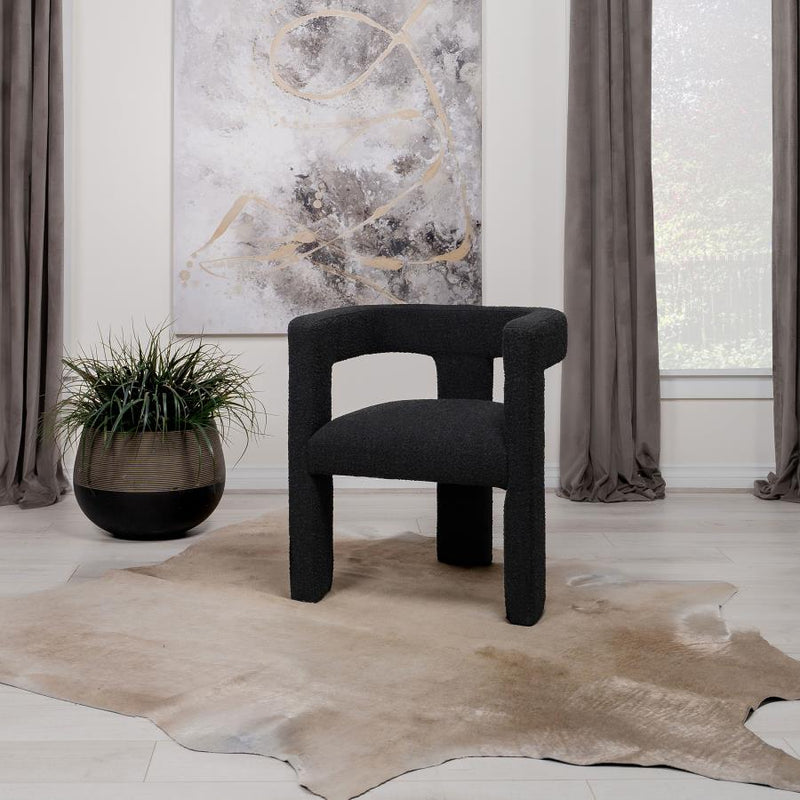 Sillón auxiliar tapizado Petra Boucle