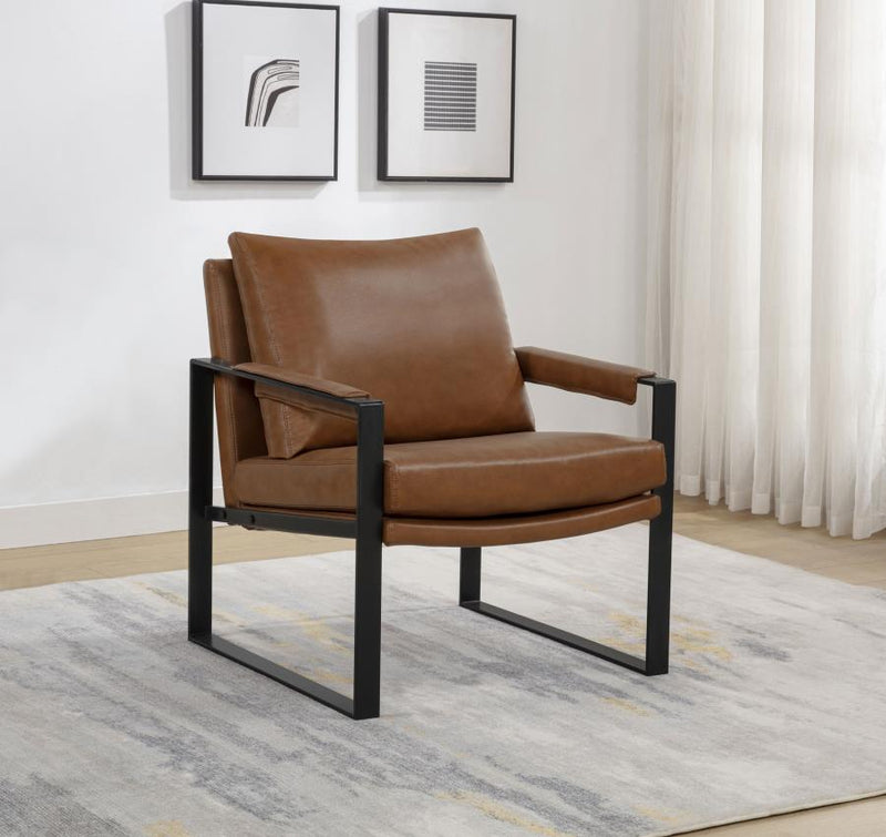 Rosalind Upholstered Track Arm Accent Chair