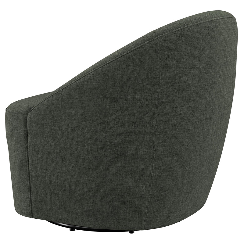 Sillón giratorio Leon tapizado de realce