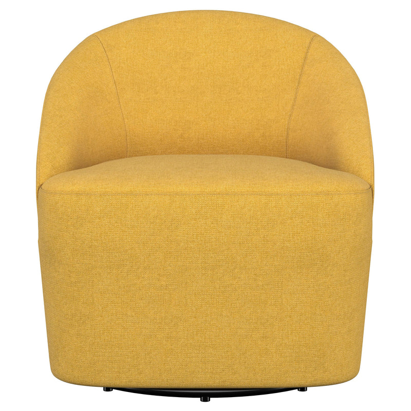 Sillón giratorio Leon tapizado de realce