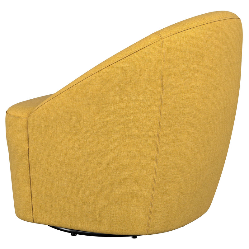 Sillón giratorio Leon tapizado de realce