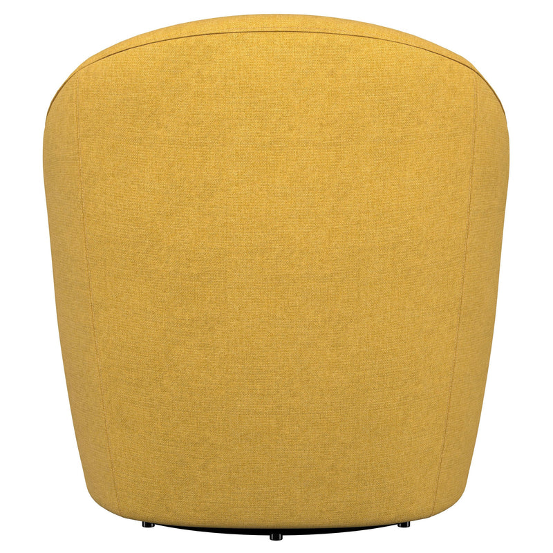 Sillón giratorio Leon tapizado de realce