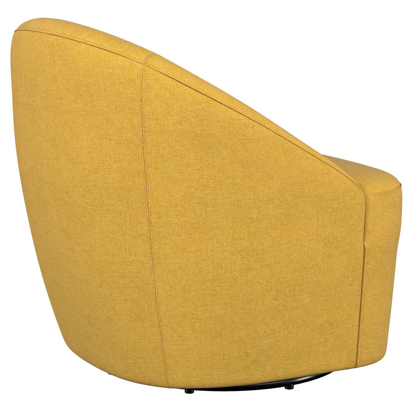 Sillón giratorio Leon tapizado de realce