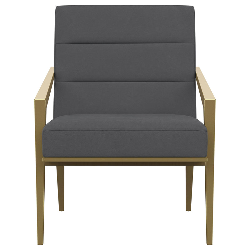 Sillón de metal tapizado Kirra