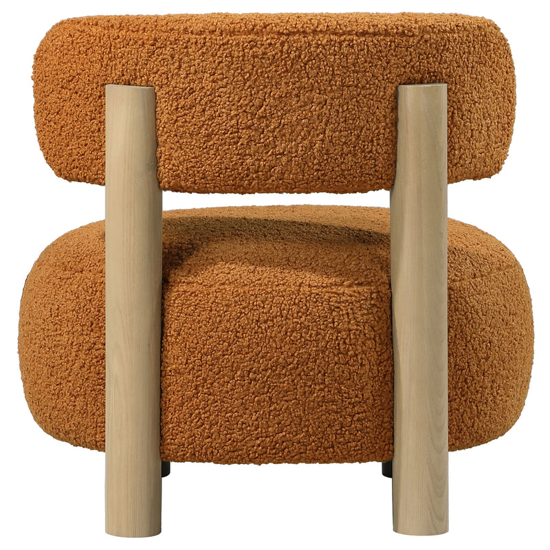 Zonie Boucle Upholstered Back Accent Chair