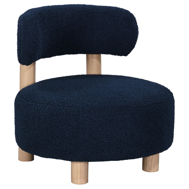 Zonie Boucle Upholstered Back Accent Chair