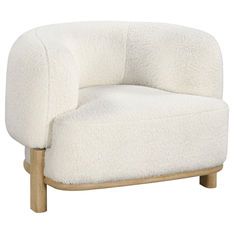 Sillón decorativo Lawler con respaldo tapizado