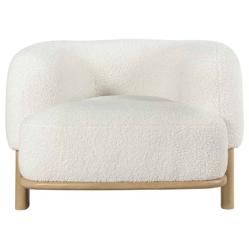 Sillón decorativo Lawler con respaldo tapizado
